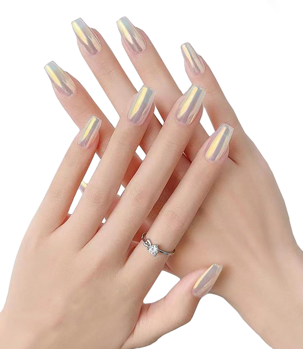 Chrome Nail Powder 6 Colours Nail Glitter Nail Art Accessories for Women